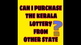 who can buy kerala lottery 2019 [upl. by Yc]