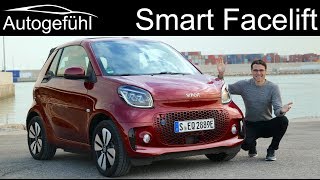 Smart EQ fortwo Facelift FULL REVIEW Cabrio vs Coupé comparison  what’s new [upl. by Aicnarf]