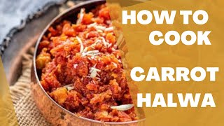 carrot halwa recipe making [upl. by Silrak614]