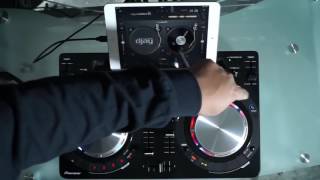 Pioneer DDJ WeGO3  Funcionamiento con iPad y el app djay2 [upl. by Bobbye]