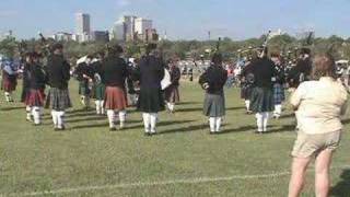 Tulsa 2006 Pipe Band competition 8 Westminster Pipe Band [upl. by Elleirbag]