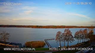 Notera Hotel SPA  CHARZYKOWY  Widok na jezioro LIVE [upl. by Nalek]