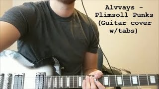 Alvvays  Plimsoll Punks Guitar cover w tabs [upl. by Oicnanev887]