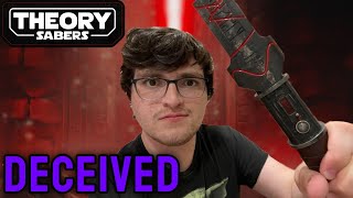 DECEIVED Saber Unboxing and Review  Theory Sabers [upl. by Lletniuq]