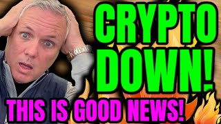 BREAKING CRYPTO NEWS CRYPTO IS DOWN TODAY THIS IS GOOD NEWS CRYPTO HOLDERS [upl. by Dyraj]