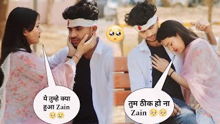 Accident 🤕 Prank On Harshi 😁  Prank Gone Extremely Wrong 😱😱  Zain Khan Prank [upl. by Neeloc]