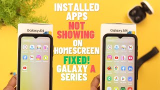 Samsung Galaxy A14 5G How To Fix Installed Apps Not Showing on Home Screen [upl. by Eddra977]