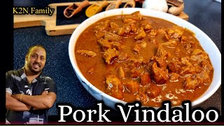 Goan Pork Vindaloo  Vindaloo recipe  traditional Goan food  Pork recipe [upl. by Asenav133]