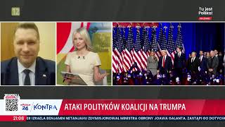 Ataki polityków koalicji na Trumpa Gościem Magdaleny Ogórek był prof Przemysław Czarnek Kontra [upl. by Cosetta]