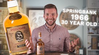 Springbank 1966 30 Year Old  Everything you need to know Ep17 [upl. by Ellesirg722]