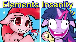 Friday Night Funkin VS Elements Of Insanity V3  Final Demo  My Little Pony FNF ModMLP Pinkie [upl. by China]