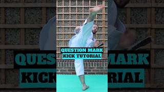 Question Mark Kick Tutorial shorts [upl. by Phillipp354]