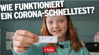 Wie funktioniert ein CoronaSchnelltest  Celias Welt [upl. by Nnaesor]