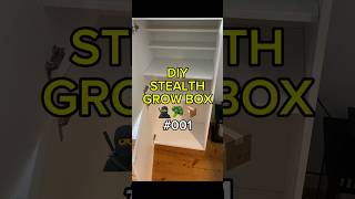 DIY Stealth Grow Box 🥷🥦📦 growbox grow gardening garden diy plants germany [upl. by Annaek]