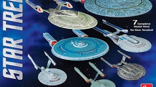 AMT USS Enterprise Model Set 12500 7 complete Model Kits [upl. by Mack]