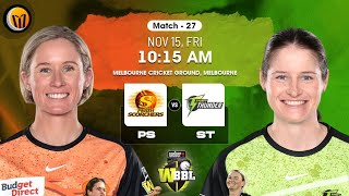 Sydney Thunder vs Perth Scorchers Women 27th Match Who will win Analyze amp Predict the Winners [upl. by Ettezil]