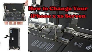 How to Change Your iPhone X XS Screen [upl. by Lozar]