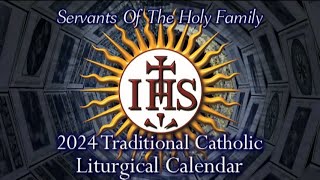 Servants Of The Holy Family 2024 Liturgical Calendar [upl. by Scot701]