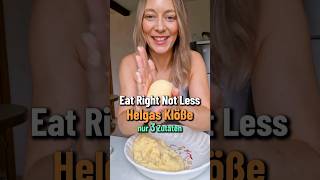 Helgas Kartoffelklöße  Eat right not less Rezept [upl. by Silloh468]