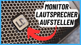 Bühnenlautsprecher richtig aufstellen und einstellen  feat LD Systems Mon G3 [upl. by Libove549]