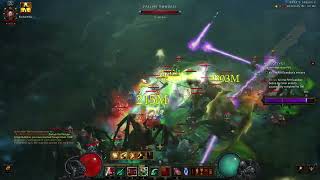 Diablo 3 Season 31 SSF SC Masquerade Bone Spear Necromancer Solo GR150 in 1108 World Rank 1 [upl. by Ecertal222]