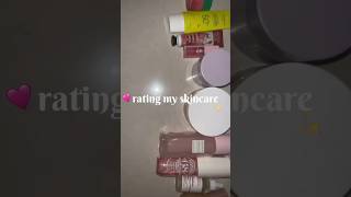 rating my preppy girl skin care✨ skincare skincareroutine rating love fyp youtube [upl. by Oemor28]