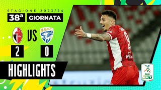 Bari vs Brescia 20  I pugliesi trovano la spinta per i playout  HIGHLIGHTS SERIE BKT 2023  2024 [upl. by Akimehs]