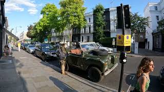 Westbourne Park Westbourne Grove Walking Tour around Notting Hill London  4K [upl. by Elahcar]