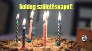 Boldog születésnapot dal  🎂🎉  Köszöntő dal születésnapra [upl. by Tonia]