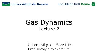 Gas Dynamics Lecture 7 Oblique Shock and Expansion Waves [upl. by Squire]