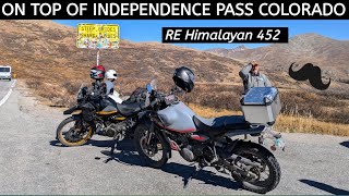 RE Himalayan 452  Climb Amazing Independence Pass Colorado  Wahoo [upl. by Boiney464]