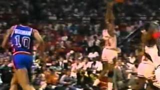 Rodman blocked MJs shot  and then [upl. by Yelahc]