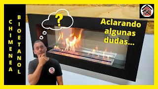 ACLARANDO ALGUNAS DUDAS SOBRE LA CHIMENEA DE BIOETANOL CASERA [upl. by Cas586]