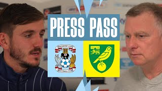 Liam Kitching and Mark Robins reflect on Coventry Citys draw with Norwich 🎙️ [upl. by Ettennek124]