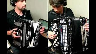 Vortex Oberek accordion duet [upl. by Gram]