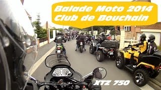 Balade  Festival de la Moto  Bouchain 2014 [upl. by Ayhtnic80]