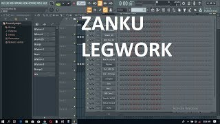 How to make zanku beat in fl studio  flp [upl. by Schiff]