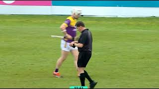 CONOR FOLEY YELLOW CARD  ANTRIM V WEXFORD  2024 LEINSTER HURLING CHAMPIONSHIP [upl. by Aicercal]