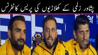 Peshawar Team Zalmi Press Conference Psl 9 [upl. by Shotton]