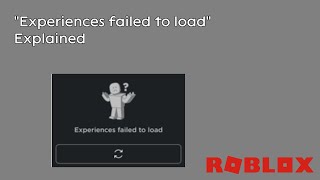 Experiences failed to load  ROBLOX error codes explained [upl. by Jonny328]