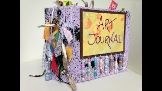 Colourful Madness Junk JournalArt Journal inspired by Jennibellie [upl. by Riki]