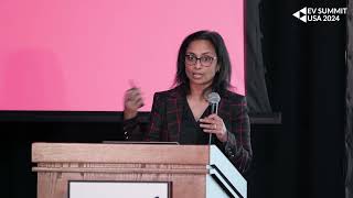 EV SUMMIT USA  Lunchtime Keynote Shweta Shah Associate Vice President Geotab [upl. by Dniren]