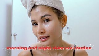 a day in a life morning and night skincare routine  life lately  Jen Barangan [upl. by Dremann]