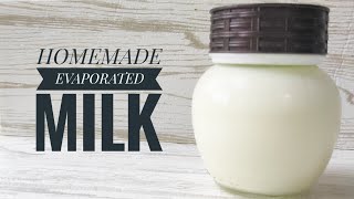 HOW TO MAKE EVAPORATED MILK  HOMEMADE EVAPORATED MILK IN MALAYALAM [upl. by Kussell995]