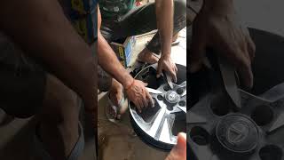 TPMS Installation process in Tata Nexon EV  Tyre Pressure monitoring system tata nexon tpms [upl. by Sola]