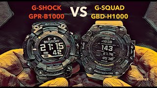 CASIO GSHOCK GSQUAD GBDH1000 vs GPRB1000 Rangeman  Release April 2020  Whats your thoughts [upl. by Malan605]