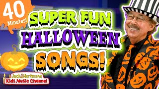 Super FUN Halloween Songs for Kids  40 Minutes of Educational Halloween Songs  Jack Hartmann [upl. by Limay568]