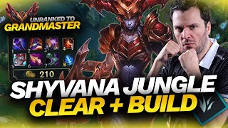 SHYVANA JUNGLE  EXPLICATIONS DU CLEAR ET DU BUILD  UNRANKED TO GM [upl. by Drusi495]