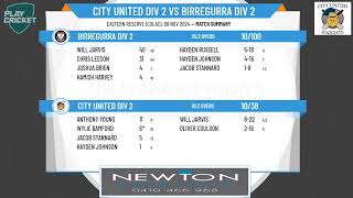 City United Div 2 v Birregurra Div 2 [upl. by Dewain]