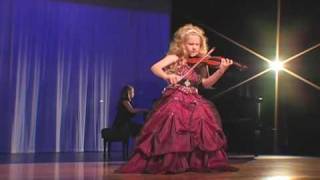 Incredible 7Year Old Child Violinist Brianna Kahane Performs quotCsardasquot on a 14Size Violin [upl. by Adala]